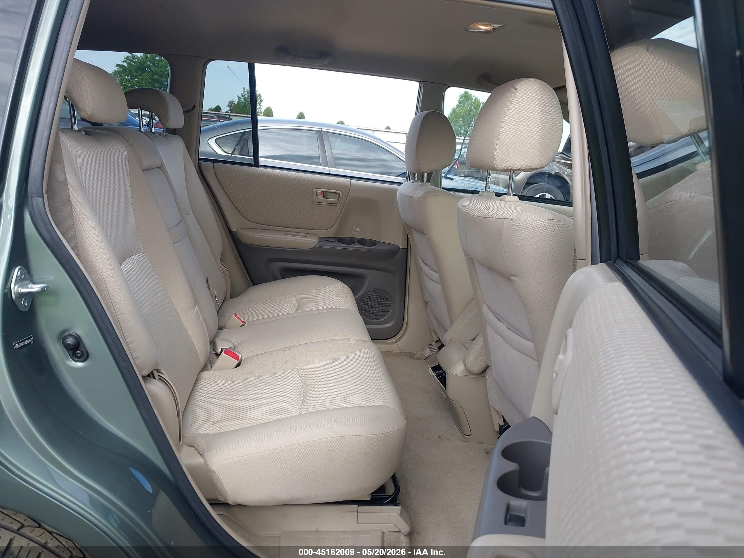 2005 Toyota Highlander Limited V6/v6 Зеленый vin: JTEDP21A250044617