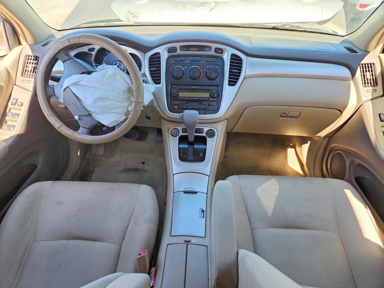 2005 Toyota Highlander Limited Tan vin: JTEDP21A250053947