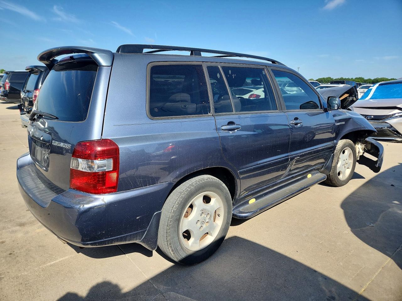 2005 Toyota Highlander Limited Gray vin: JTEDP21A250075916