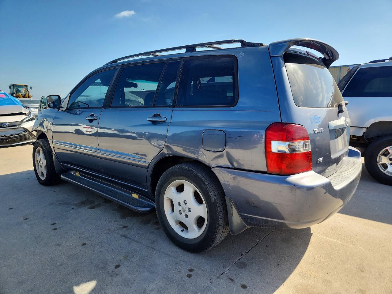 2005 Toyota Highlander Limited Gray vin: JTEDP21A250075916