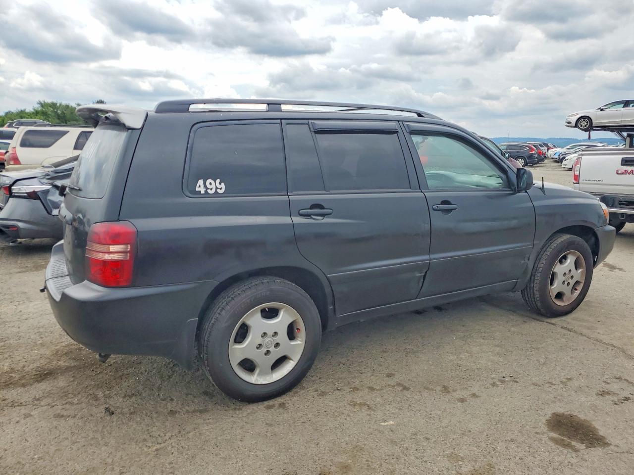 2006 Toyota Highlander Limited Black vin: JTEDP21A260094841
