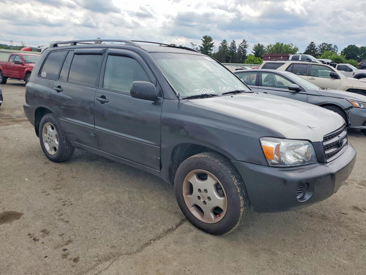 2006 Toyota Highlander Limited Black vin: JTEDP21A260094841