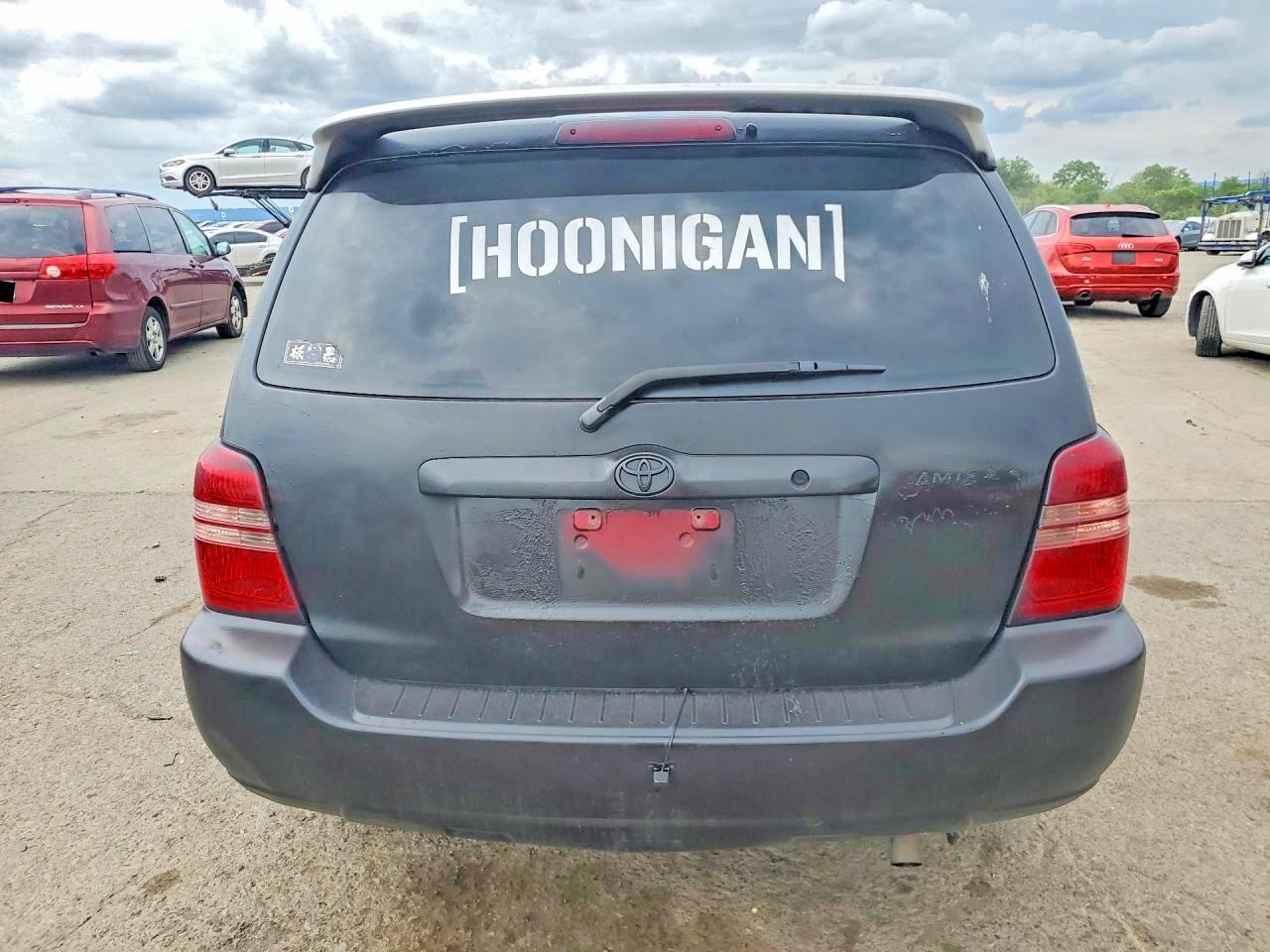 2006 Toyota Highlander Limited Black vin: JTEDP21A260094841