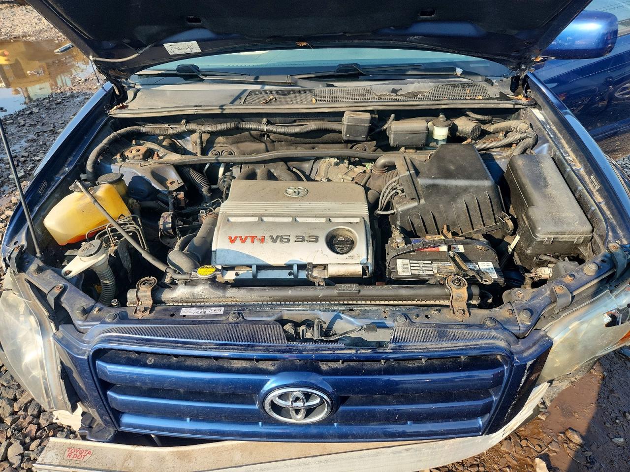 2006 Toyota Highlander Limited Blue vin: JTEDP21A260121715