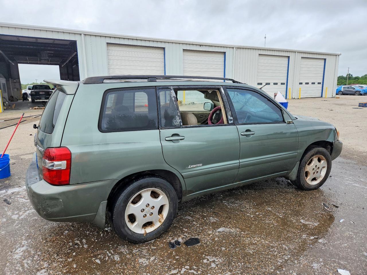2006 Toyota Highlander Limited Зеленый vin: JTEDP21A260122170