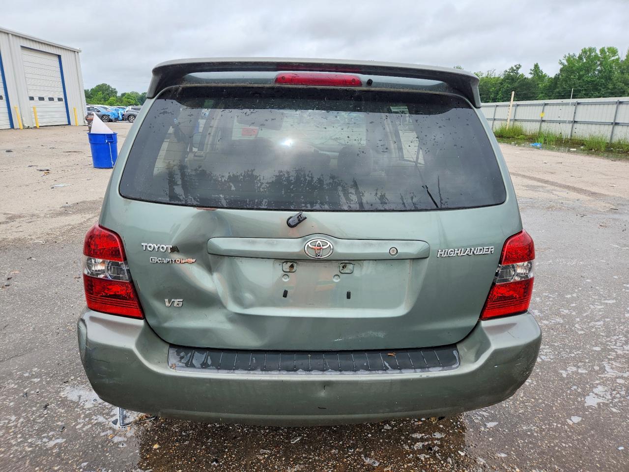 2006 Toyota Highlander Limited Зеленый vin: JTEDP21A260122170