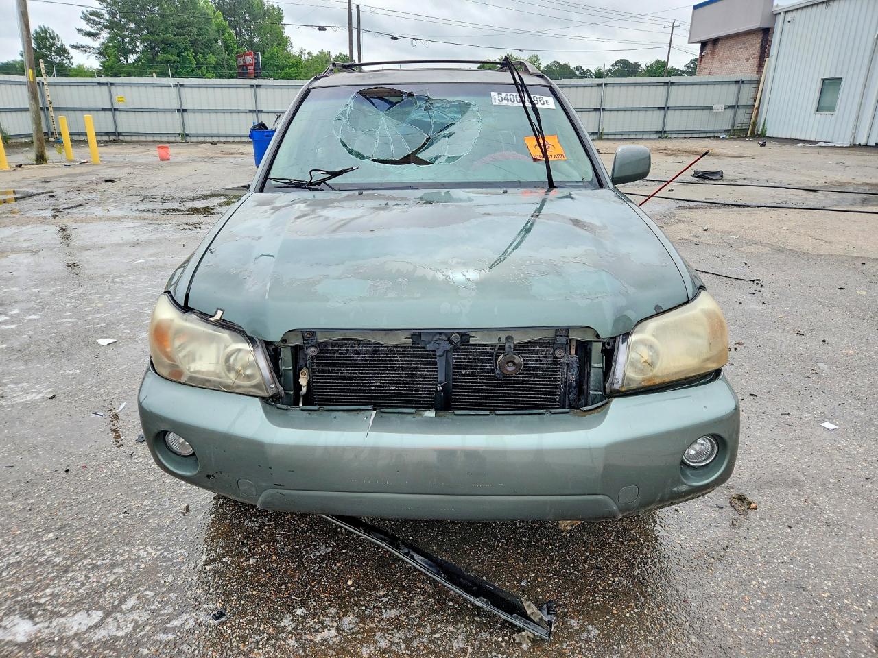 2006 Toyota Highlander Limited Зеленый vin: JTEDP21A260122170