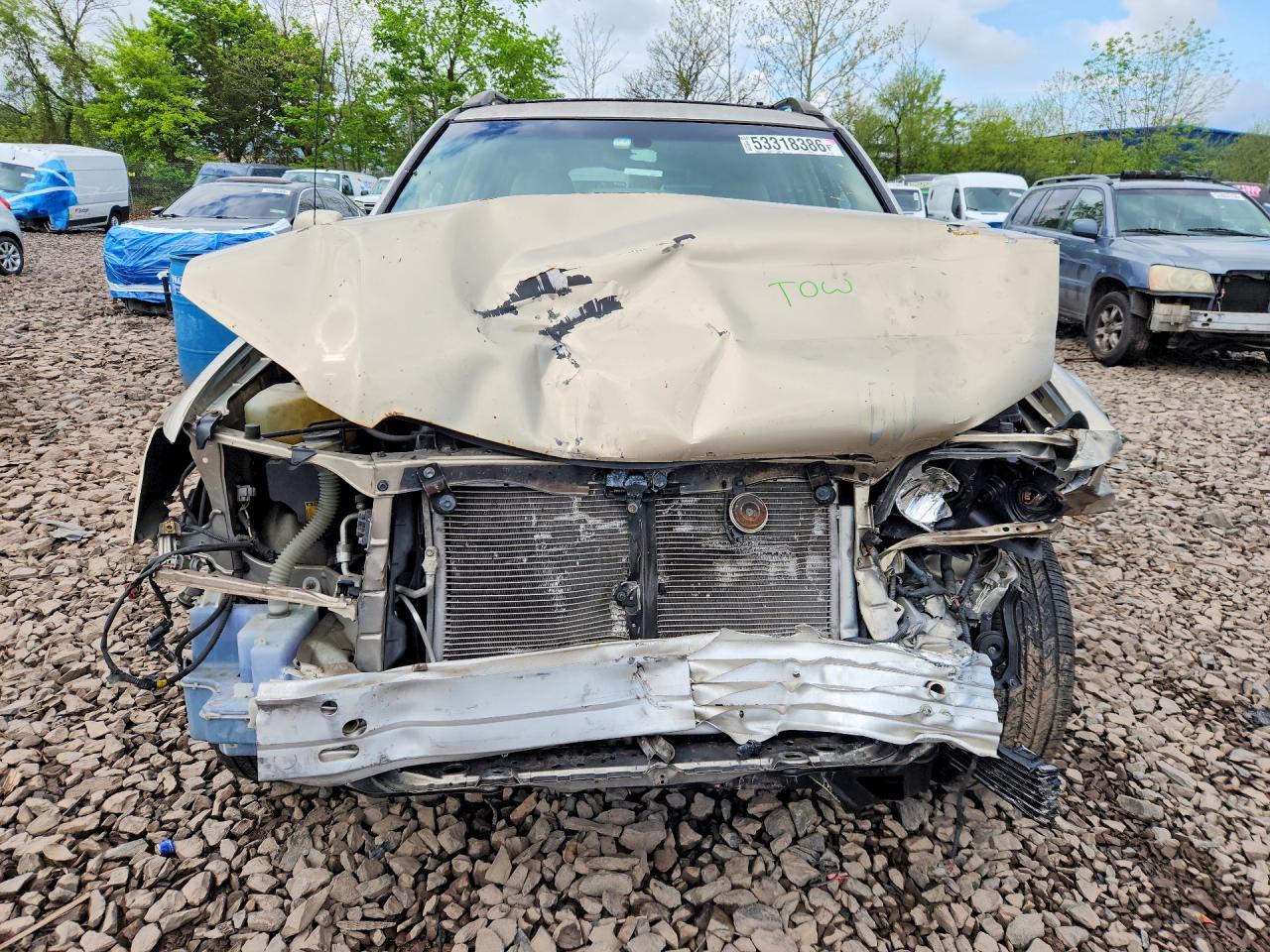 2007 Toyota Highlander Base Бежевый vin: JTEDP21A270134031