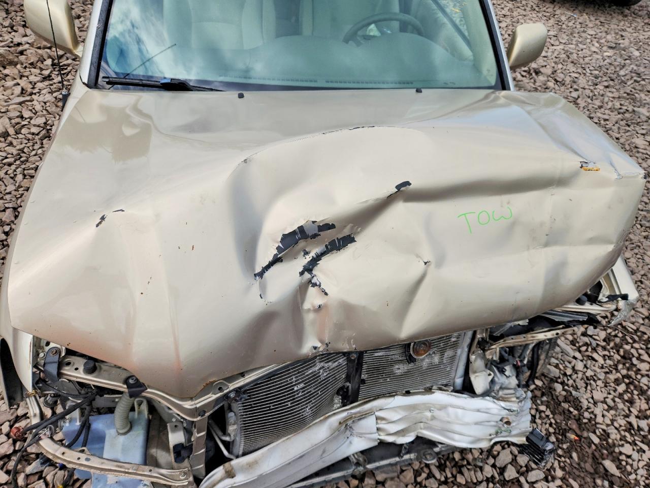 2007 Toyota Highlander Base Бежевый vin: JTEDP21A270134031