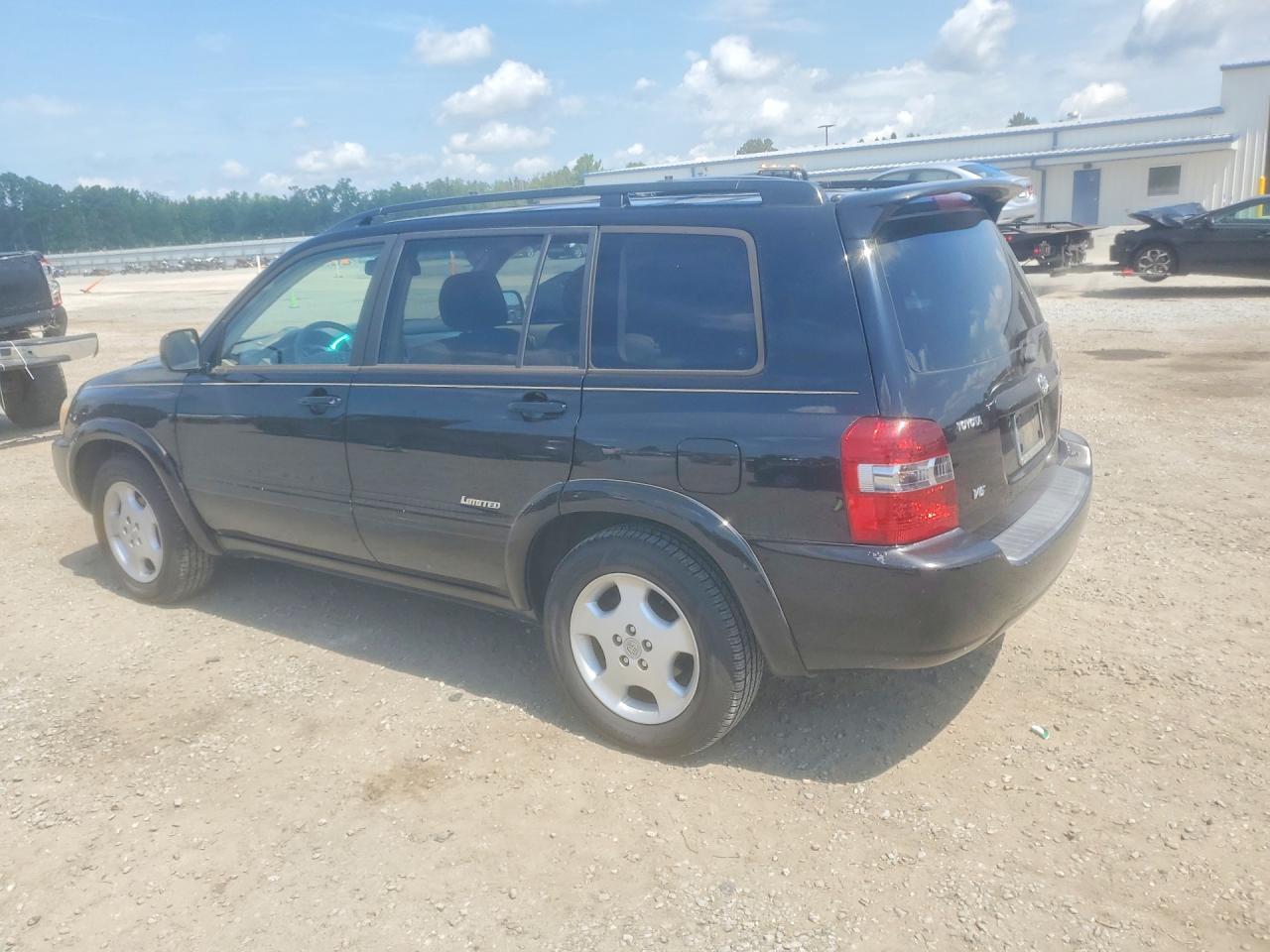 2007 Toyota Highlander Limited Черный vin: JTEDP21A270134966