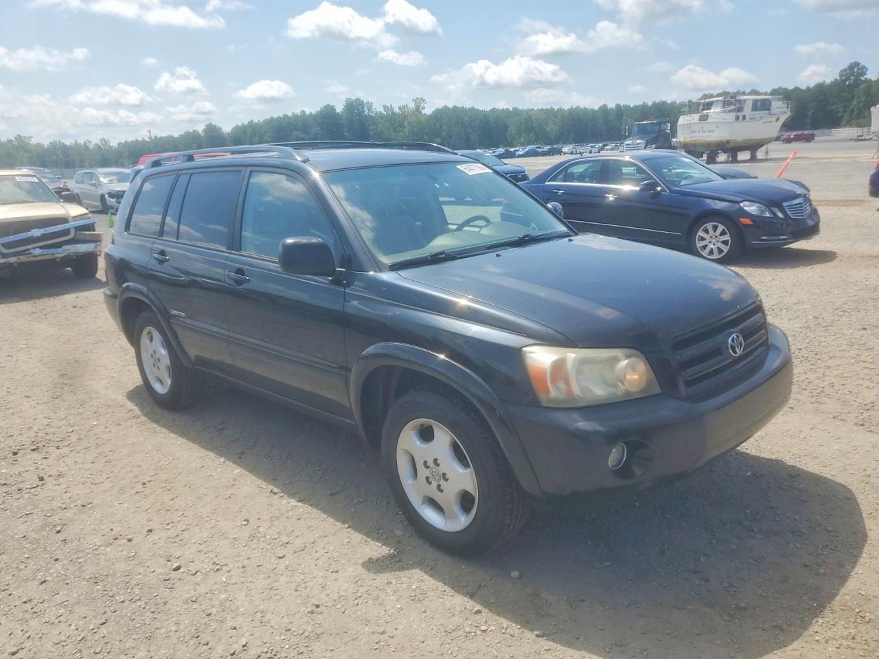 2007 Toyota Highlander Limited Черный vin: JTEDP21A270134966