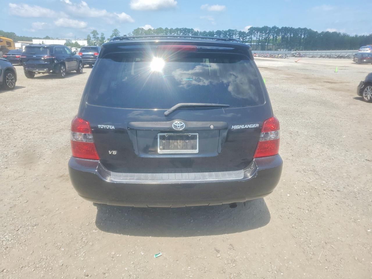 2007 Toyota Highlander Limited Черный vin: JTEDP21A270134966