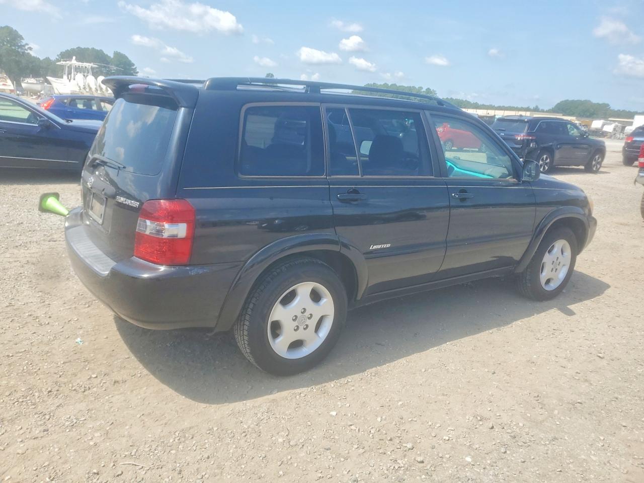 2007 Toyota Highlander Limited Черный vin: JTEDP21A270134966