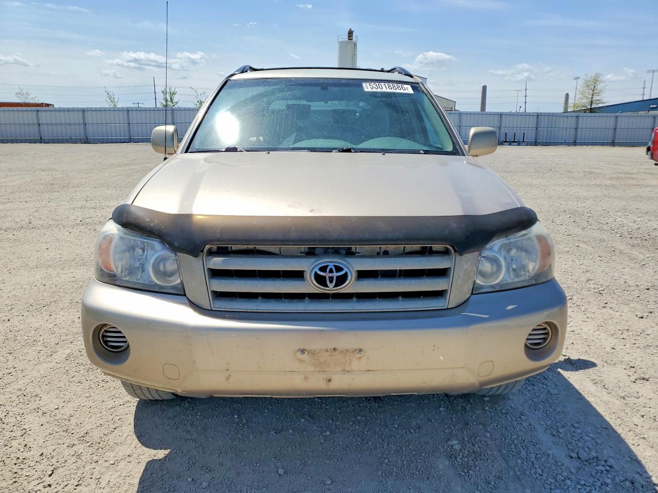 2007 Toyota Highlander Base Gold vin: JTEDP21A270138578