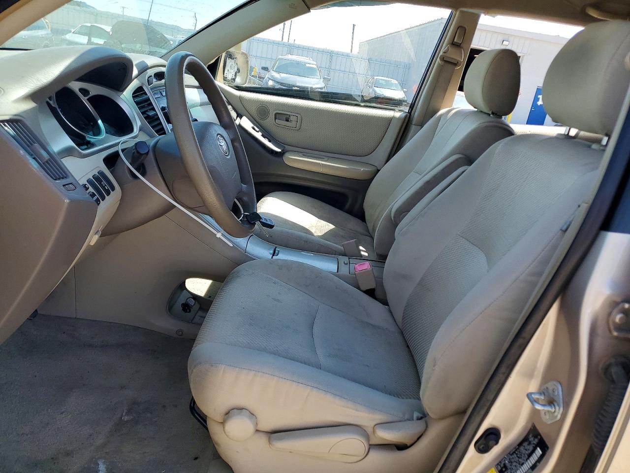 2007 Toyota Highlander Base Gold vin: JTEDP21A270138578