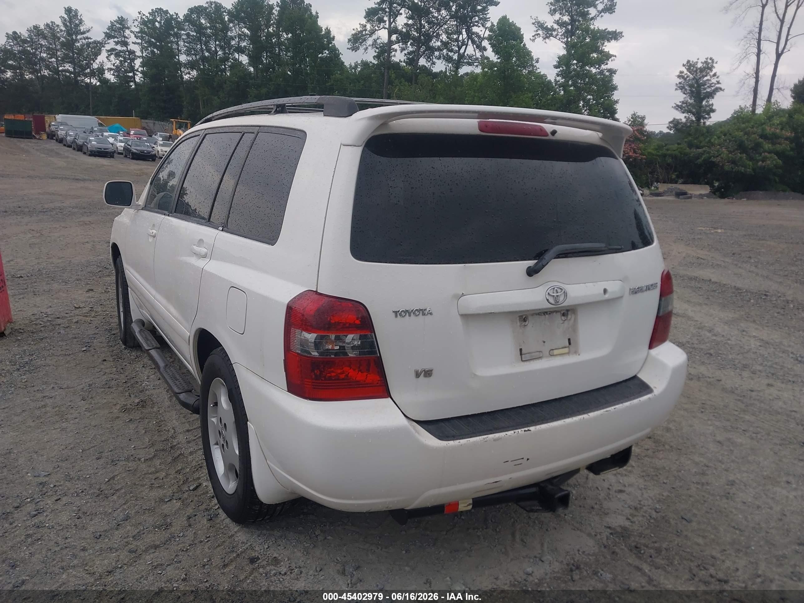 2004 Toyota Highlander Limited V6 Белый vin: JTEDP21A340001337