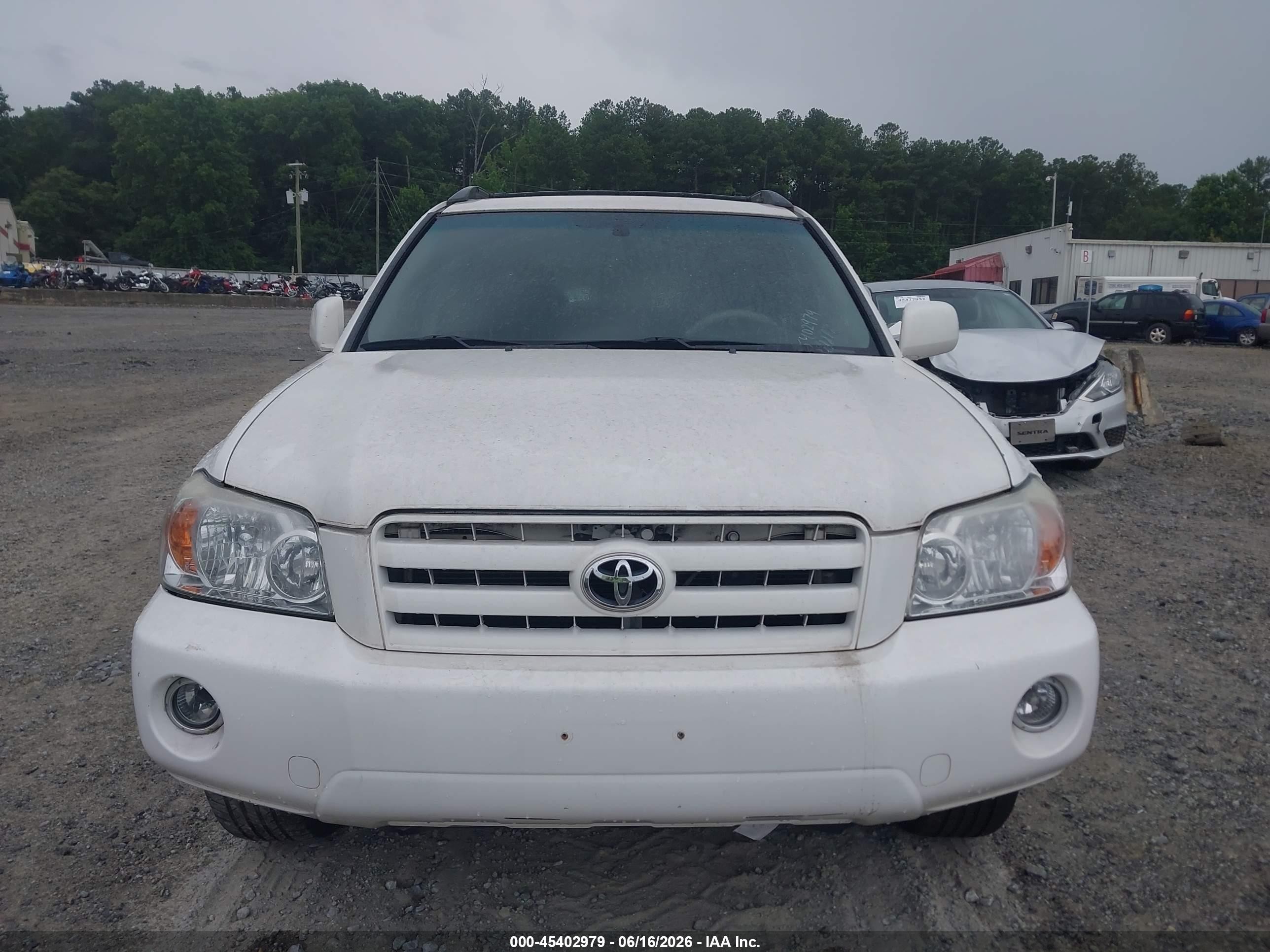 2004 Toyota Highlander Limited V6 Белый vin: JTEDP21A340001337
