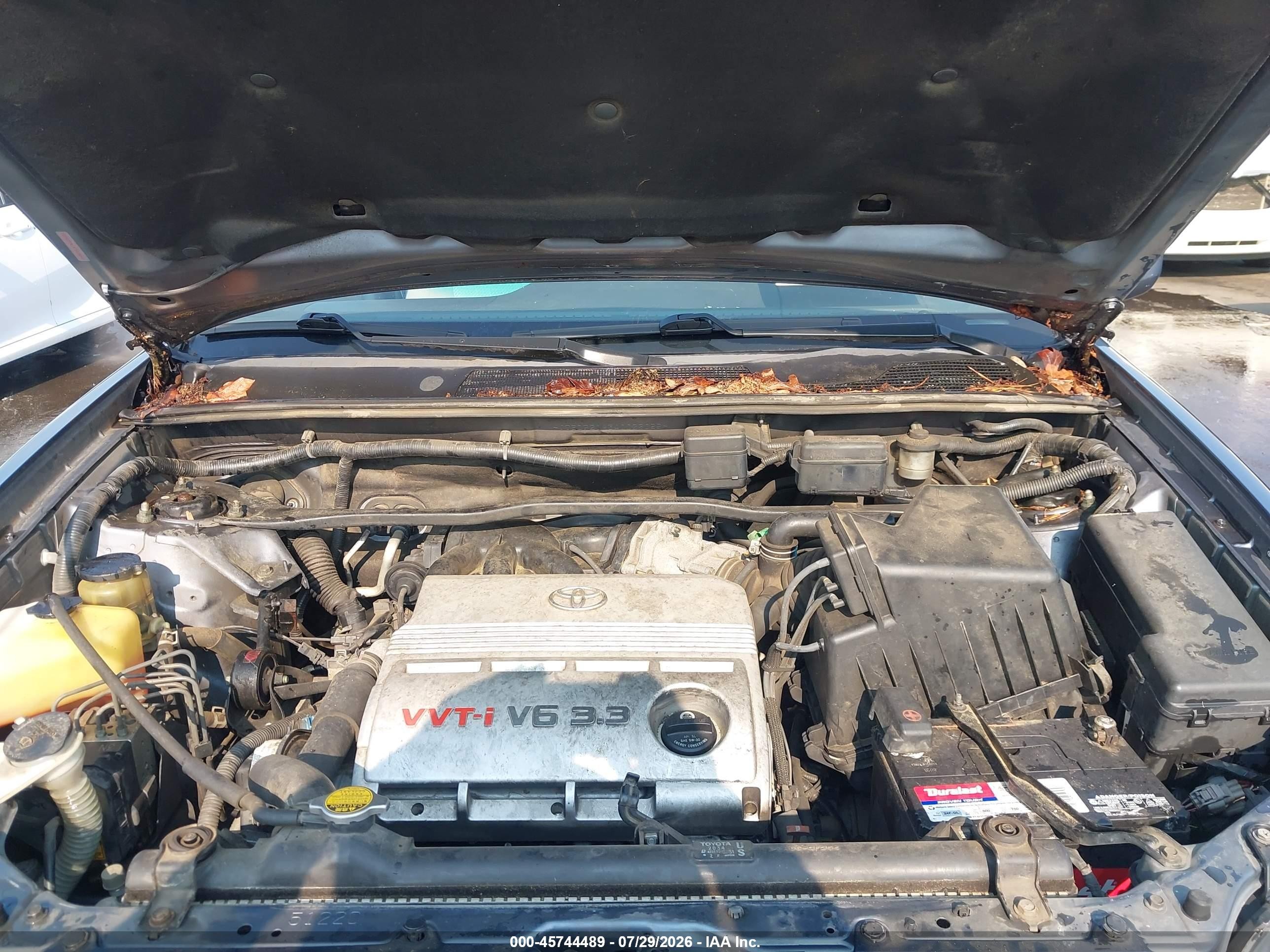 2004 Toyota Highlander Limited V6 Light Blue vin: JTEDP21A340025055