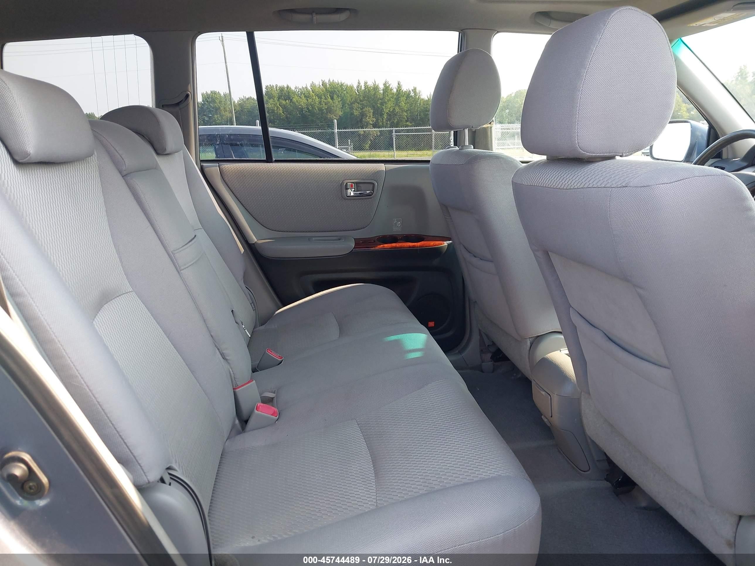 2004 Toyota Highlander Limited V6 Light Blue vin: JTEDP21A340025055