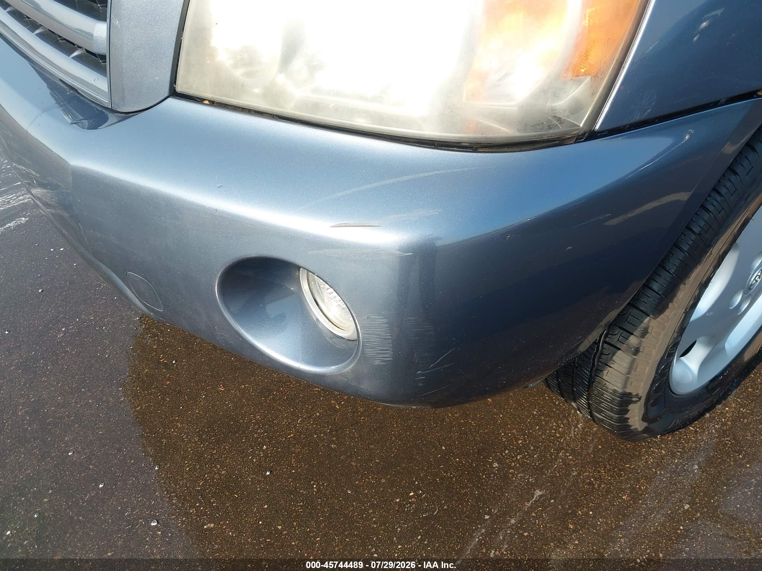 2004 Toyota Highlander Limited V6 Light Blue vin: JTEDP21A340025055