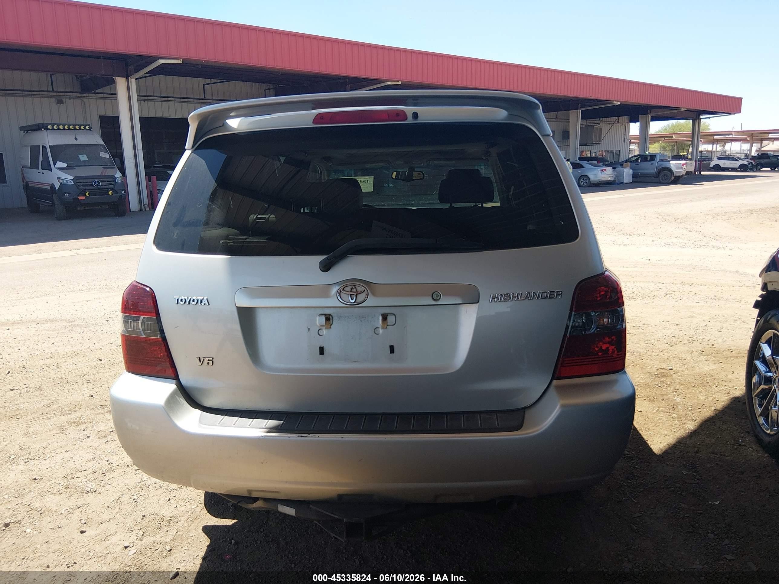 2004 Toyota Highlander Limited V6 Silver vin: JTEDP21A340025458