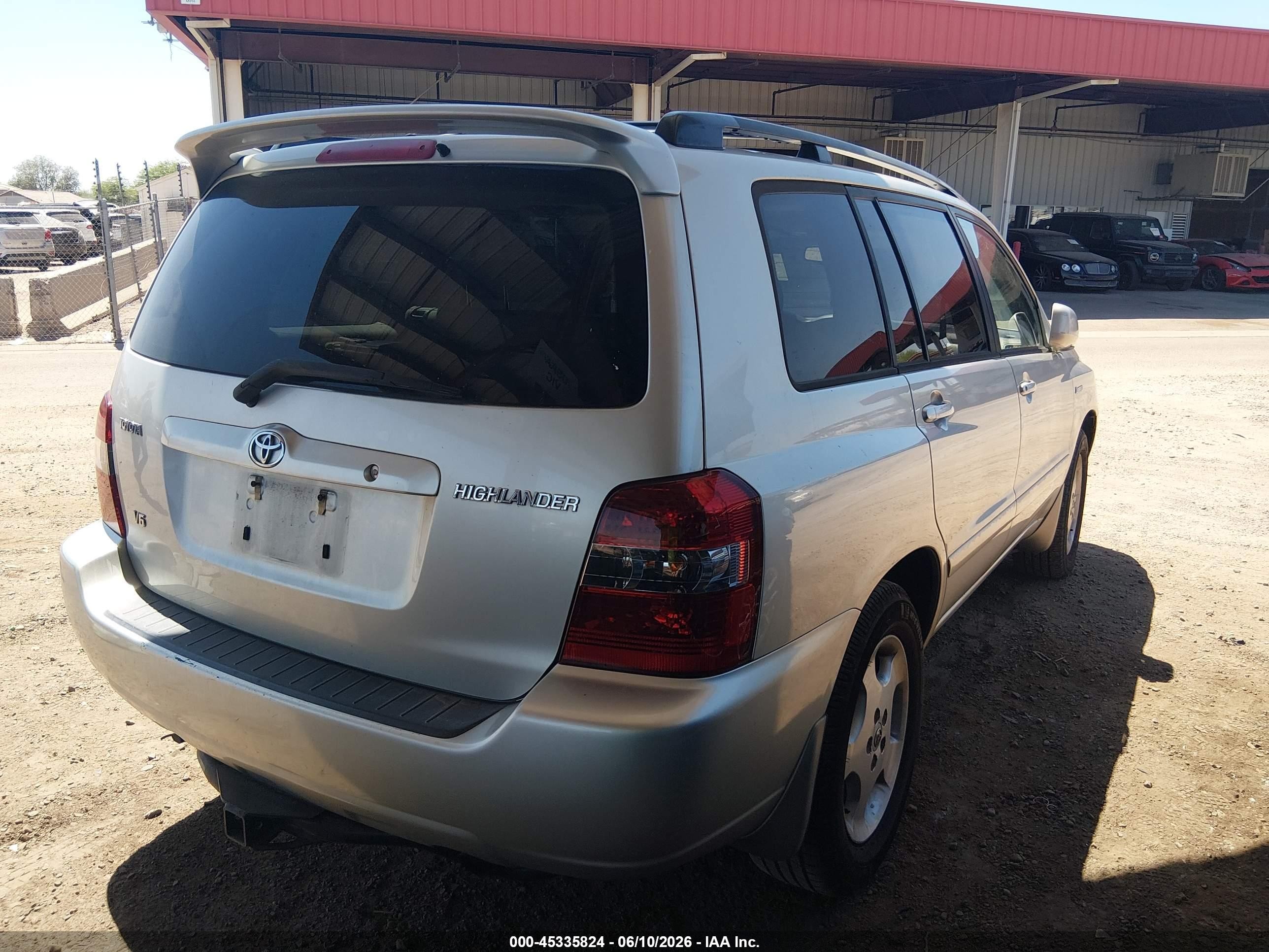 2004 Toyota Highlander Limited V6 Silver vin: JTEDP21A340025458
