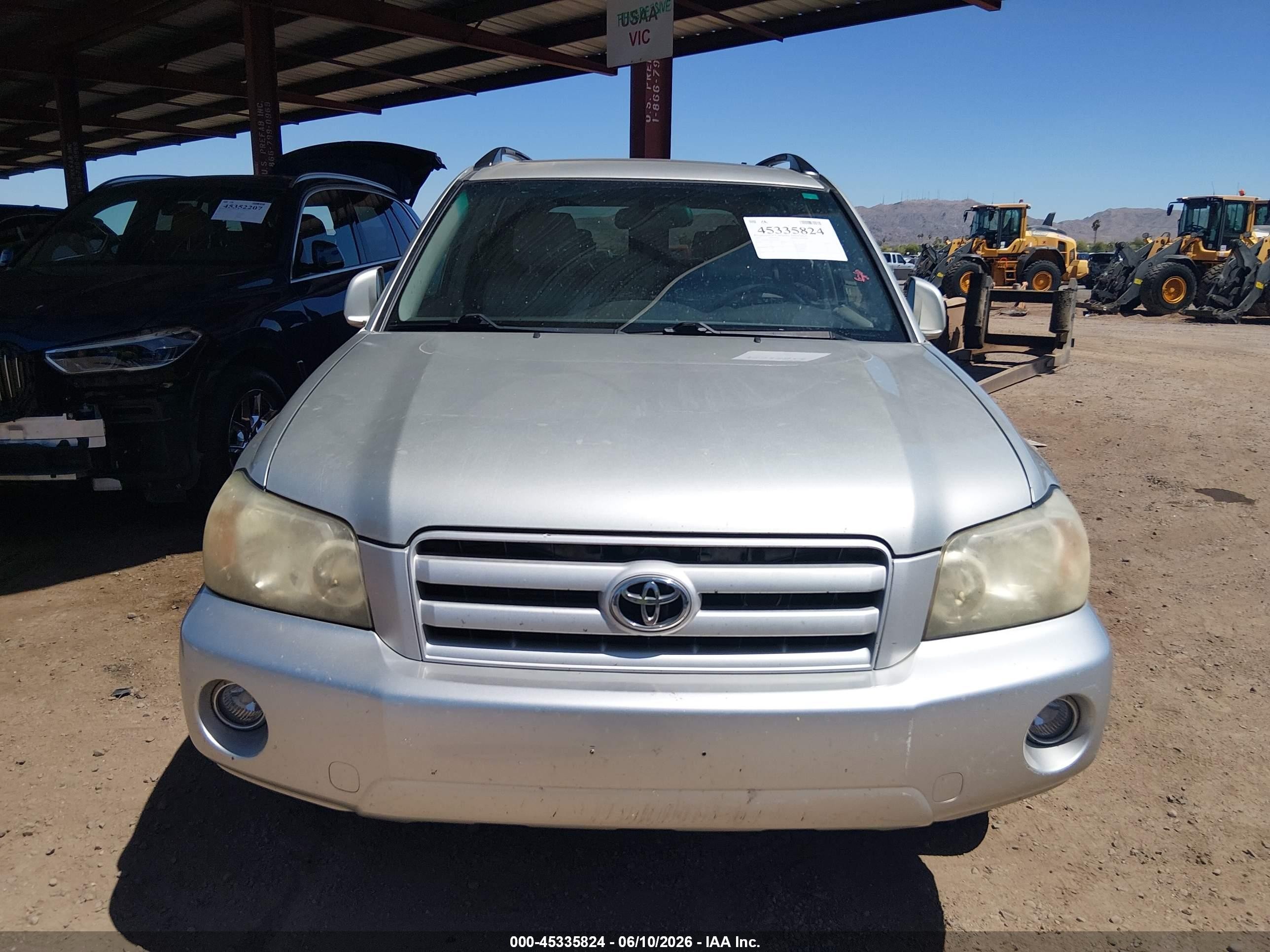 2004 Toyota Highlander Limited V6 Silver vin: JTEDP21A340025458