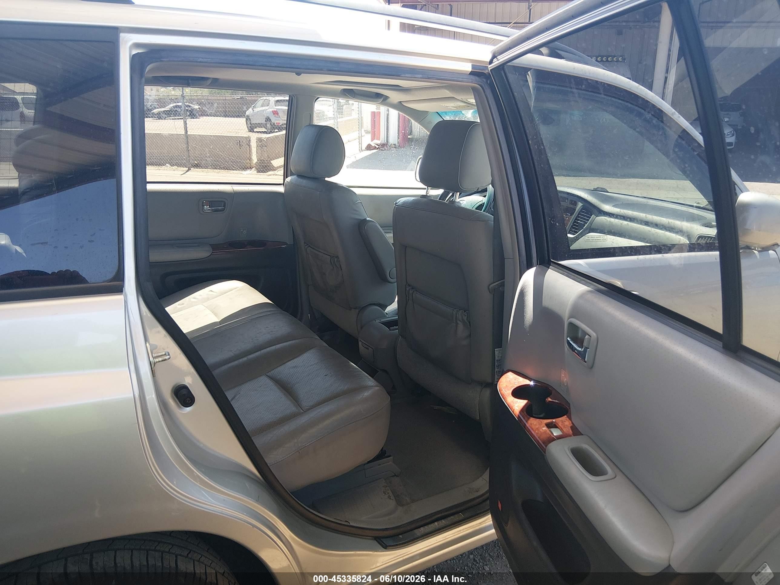 2004 Toyota Highlander Limited V6 Silver vin: JTEDP21A340025458