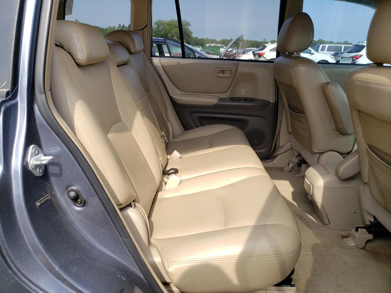 2005 Toyota Highlander Limited Blue vin: JTEDP21A350082325