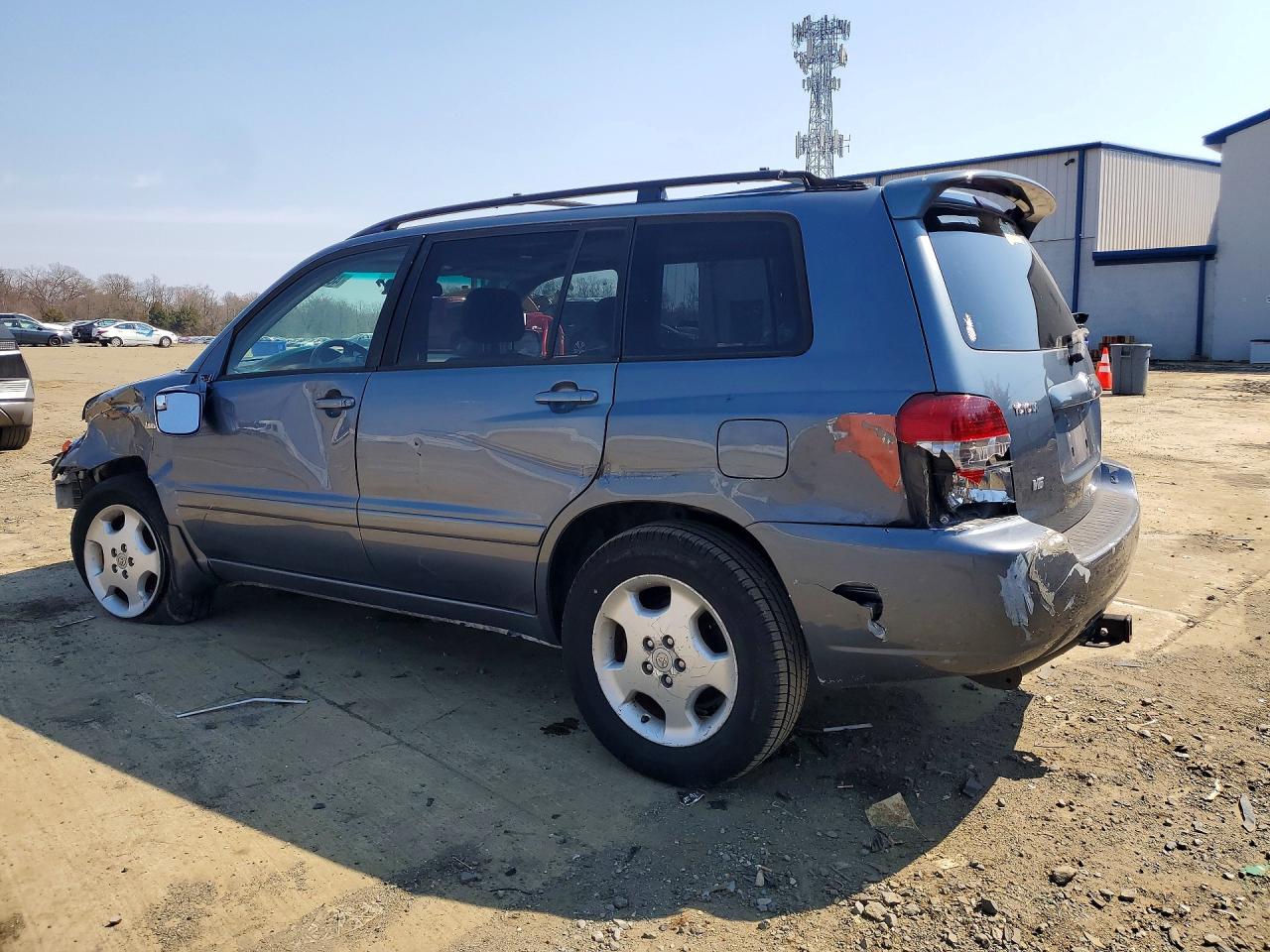 2006 Toyota Highlander Limited Blue vin: JTEDP21A360104860