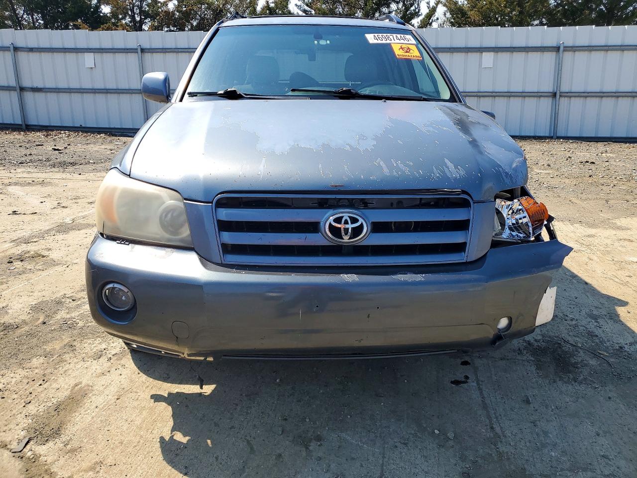2006 Toyota Highlander Limited Blue vin: JTEDP21A360104860