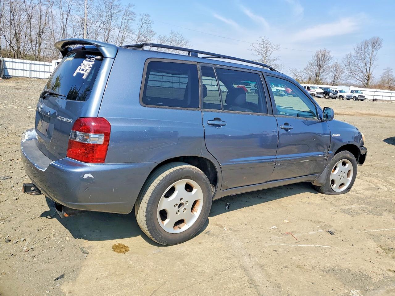 2006 Toyota Highlander Limited Blue vin: JTEDP21A360104860