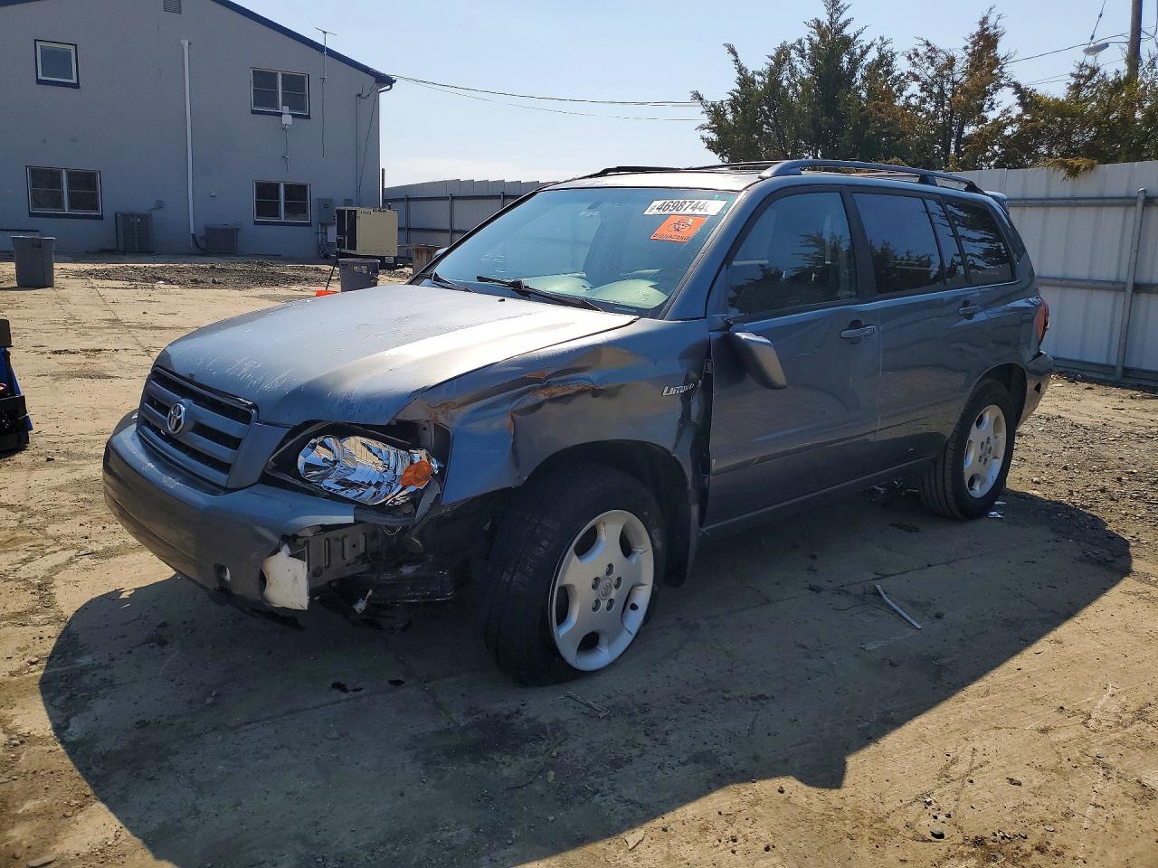 2006 Toyota Highlander Limited Blue vin: JTEDP21A360104860