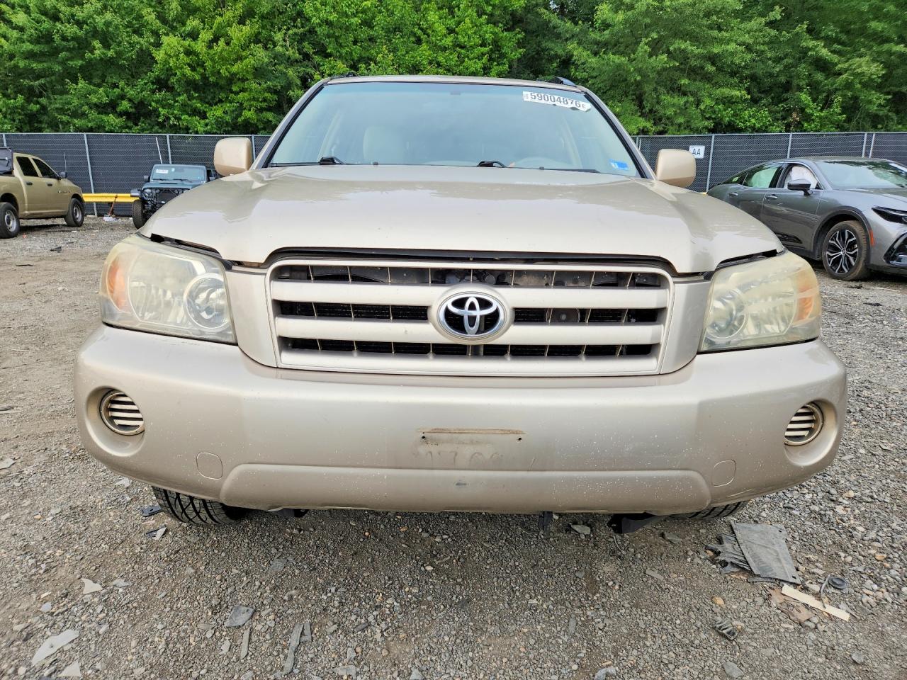 2006 Toyota Highlander Limited Gold vin: JTEDP21A360104986