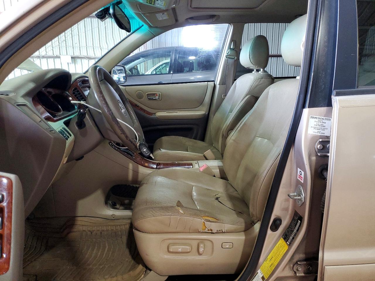 2006 Toyota Highlander Limited Tan vin: JTEDP21A360109220