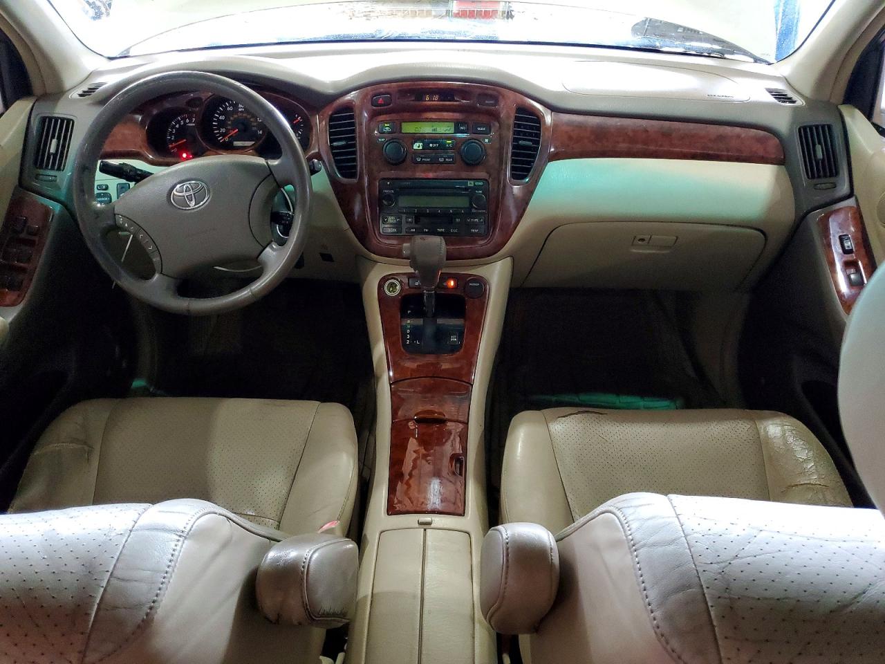 2006 Toyota Highlander Limited Tan vin: JTEDP21A360109220