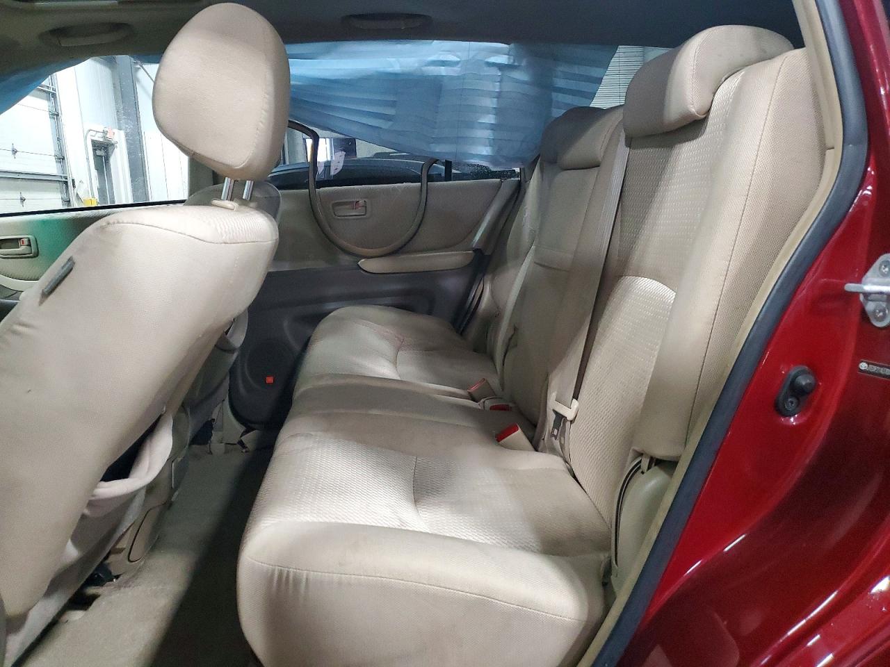 2007 Toyota Highlander Base Red vin: JTEDP21A370140310