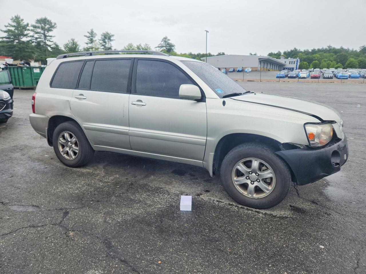 2007 Toyota Highlander Base Серебряный vin: JTEDP21A370144146