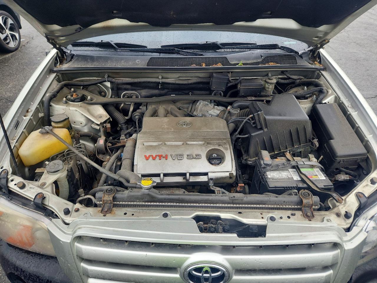 2007 Toyota Highlander Base Серебряный vin: JTEDP21A370144146