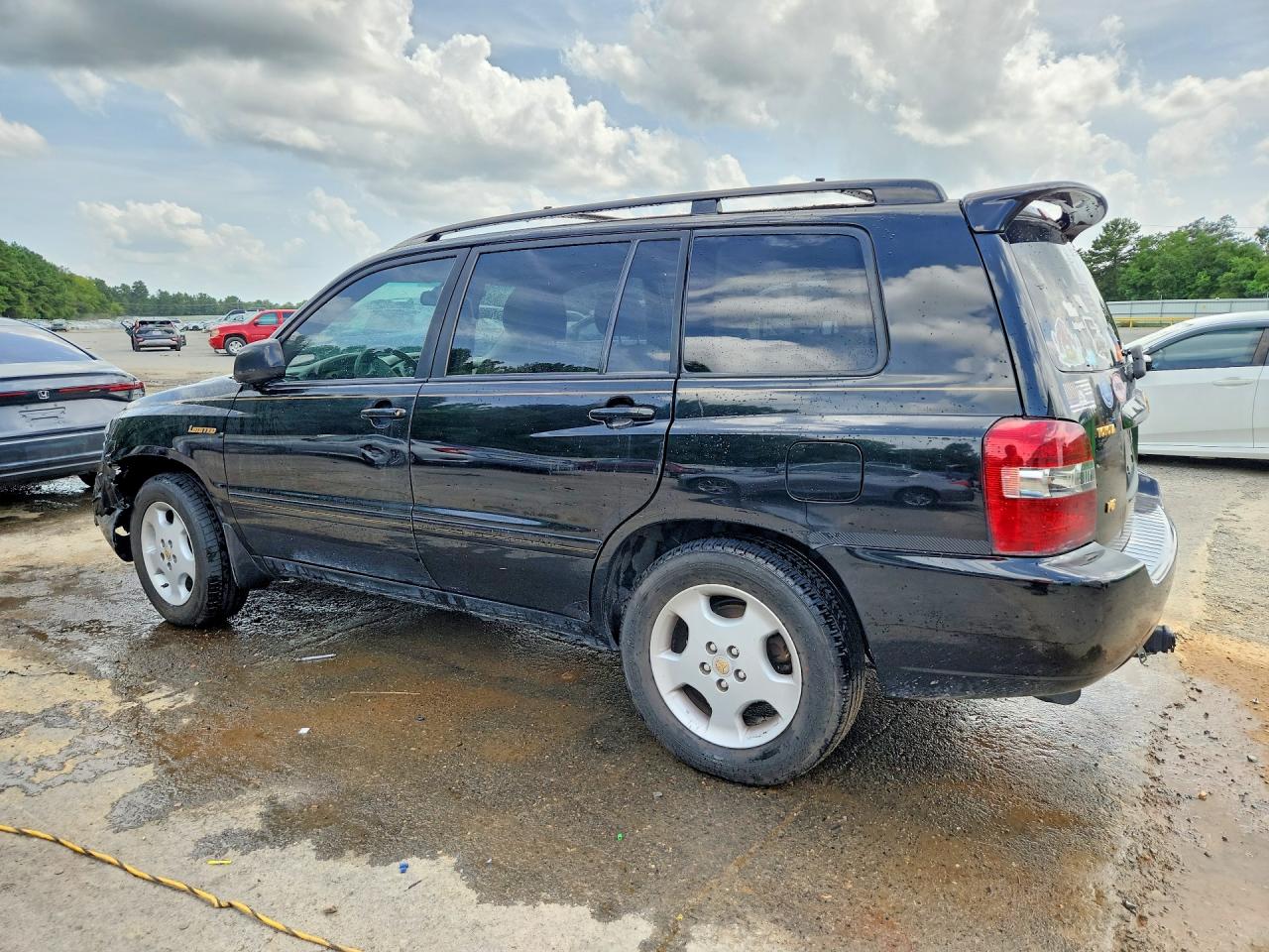 2004 Toyota Highlander Limited Black vin: JTEDP21A440003775
