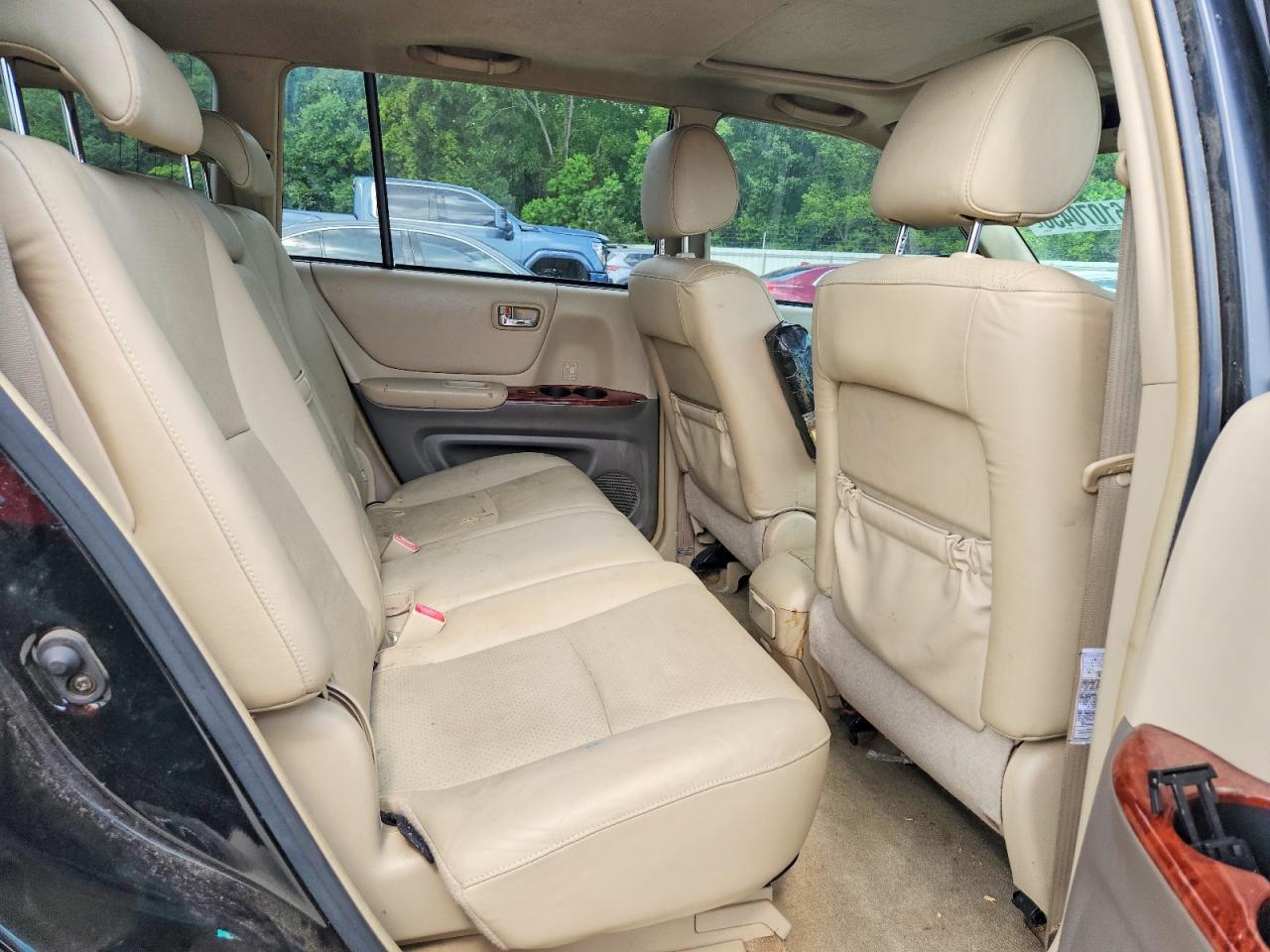 2004 Toyota Highlander Limited Black vin: JTEDP21A440003775