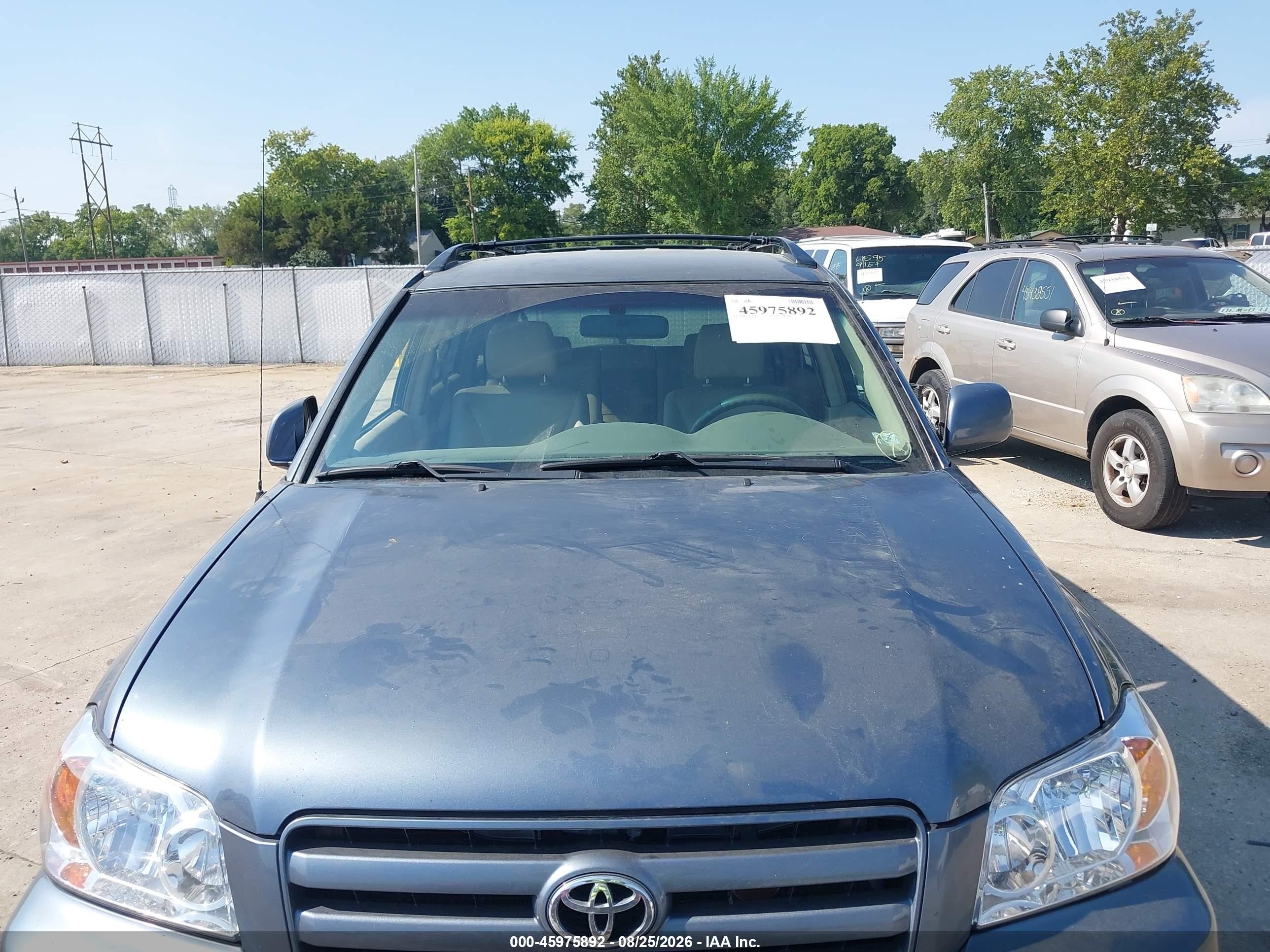 2005 Toyota Highlander V6 Синий vin: JTEDP21A450044618