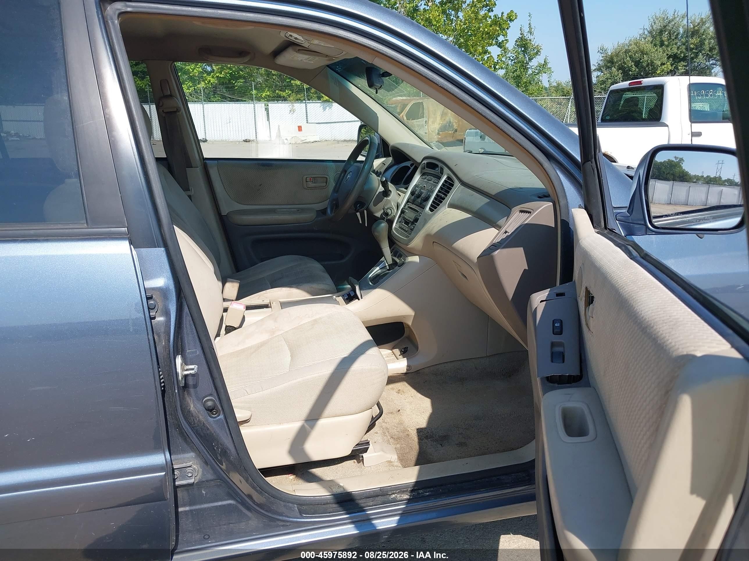 2005 Toyota Highlander V6 Синий vin: JTEDP21A450044618