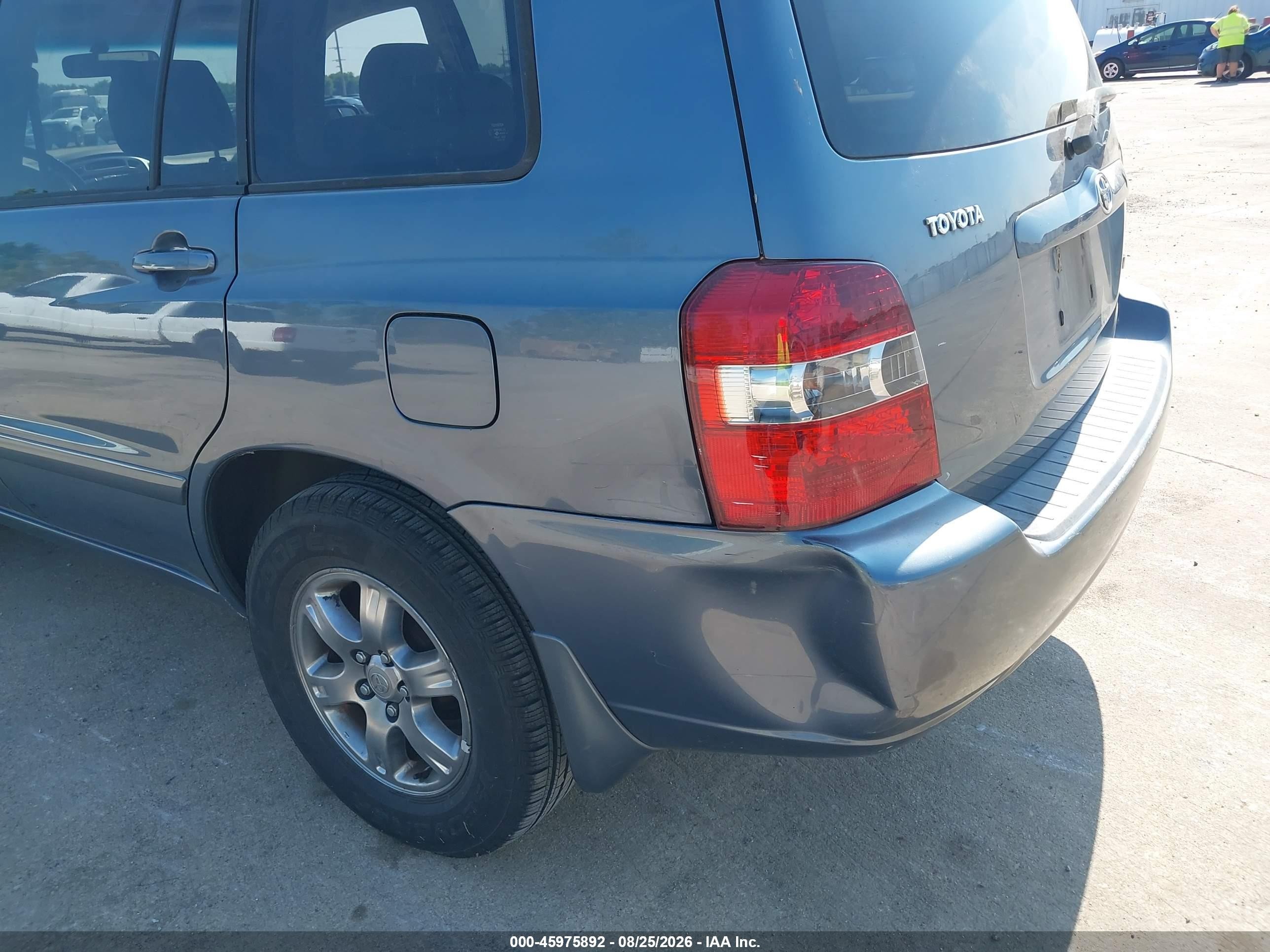 2005 Toyota Highlander V6 Синий vin: JTEDP21A450044618