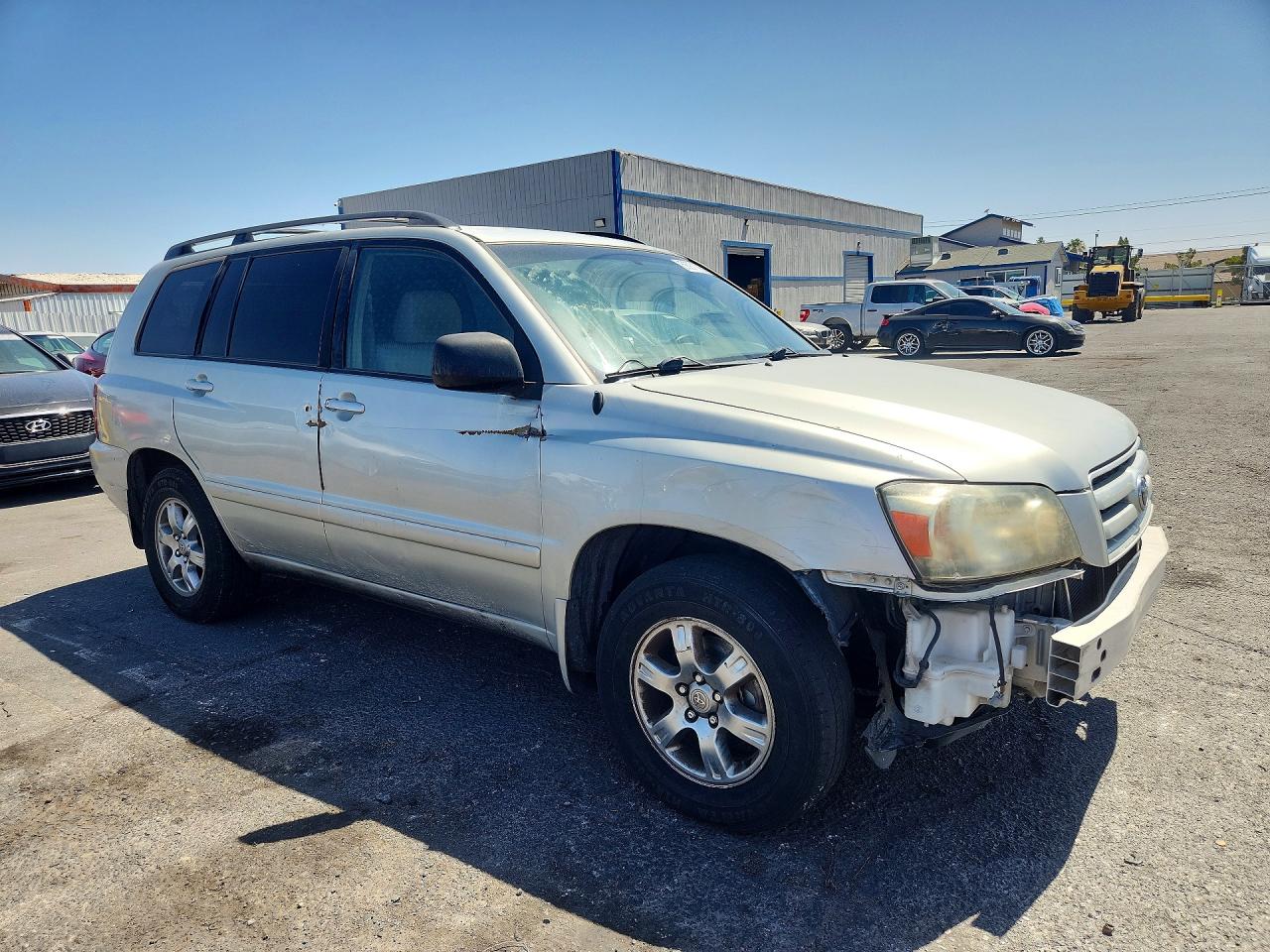 2005 Toyota Highlander Limited Gray vin: JTEDP21A450050127