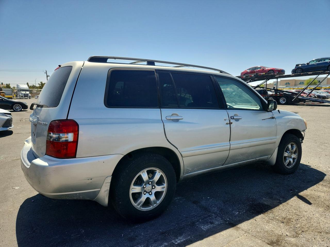 2005 Toyota Highlander Limited Gray vin: JTEDP21A450050127