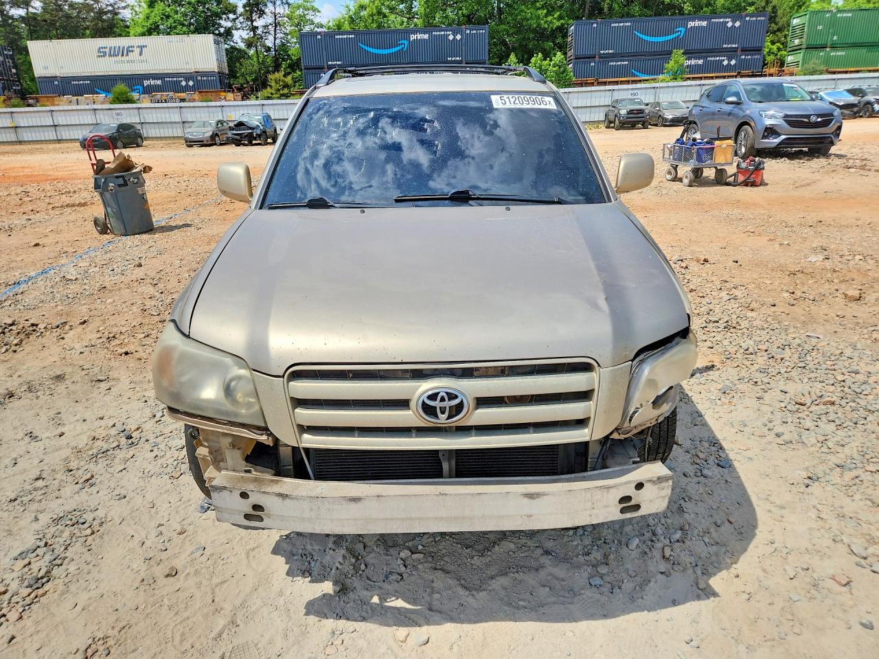 2005 Toyota Highlander Limited Gold vin: JTEDP21A450050354