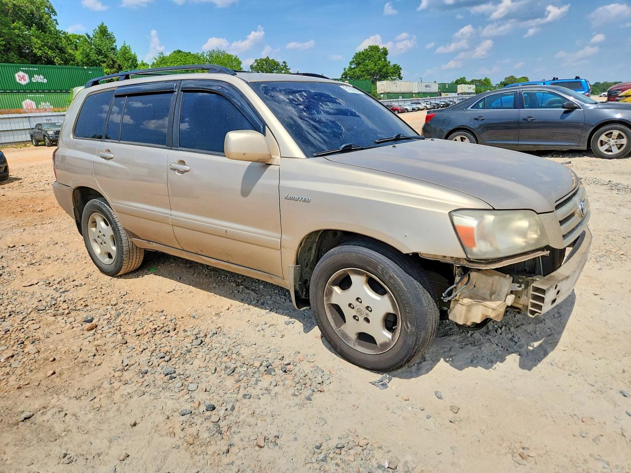 2005 Toyota Highlander Limited Gold vin: JTEDP21A450050354
