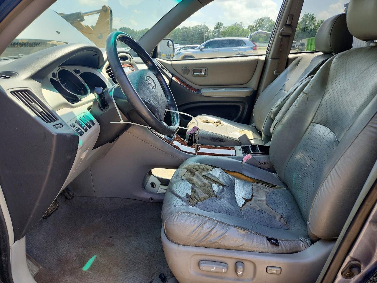 2005 Toyota Highlander Limited Blue vin: JTEDP21A450073830