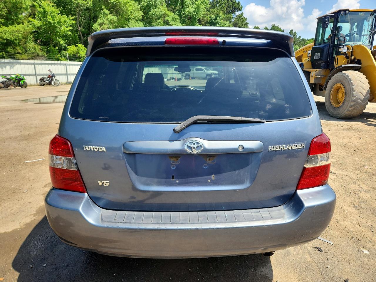 2005 Toyota Highlander Limited Blue vin: JTEDP21A450073830